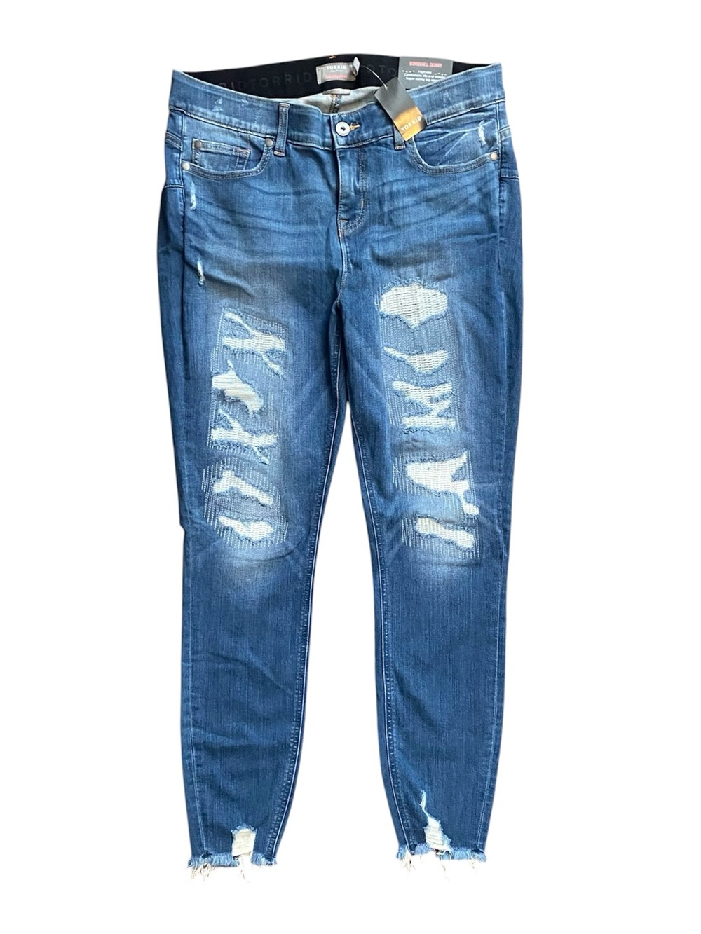 Torrid Bombshell Skinny Premium Stretch Distressed Jeans Women’s 16T Blue